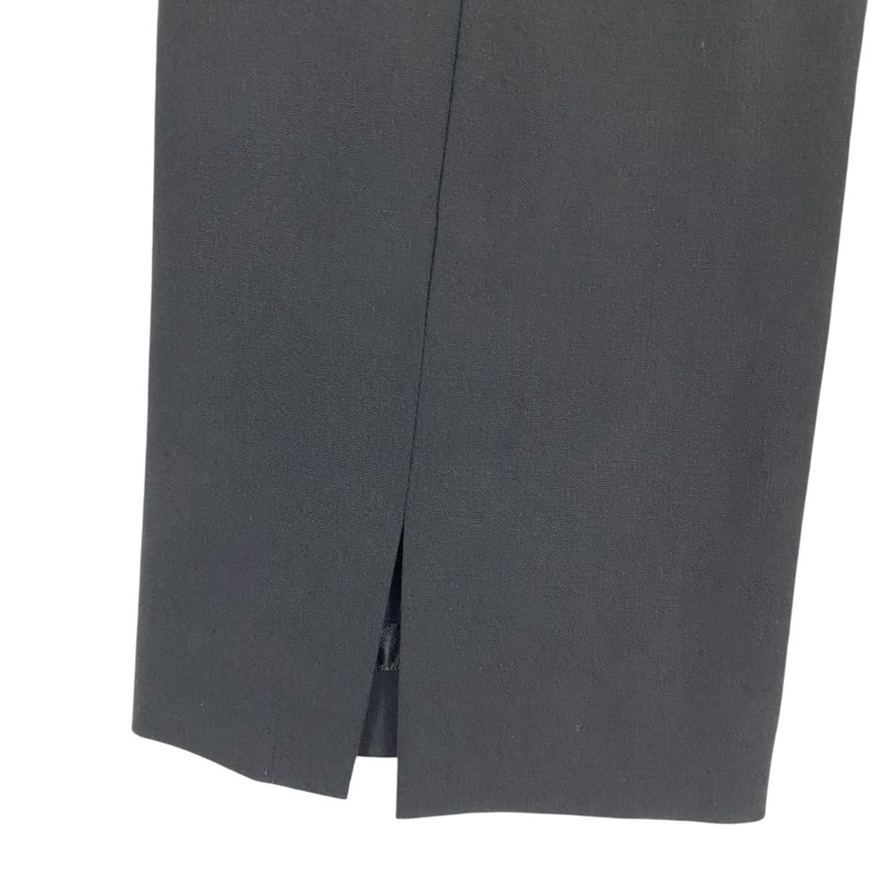 BCBGMAXAZRIA Womens Dress Pants Size 6 Black Rayon Wool Spandex Blend Bootcut - Picture 4 of 10